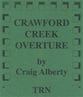Crawford Creek Overture Concert Band sheet music cover